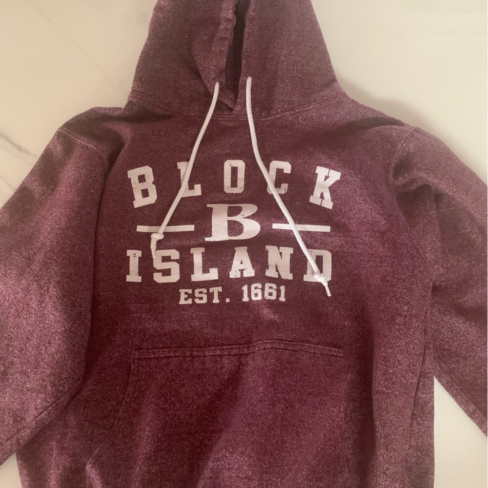Block Island Maroon Hoodie